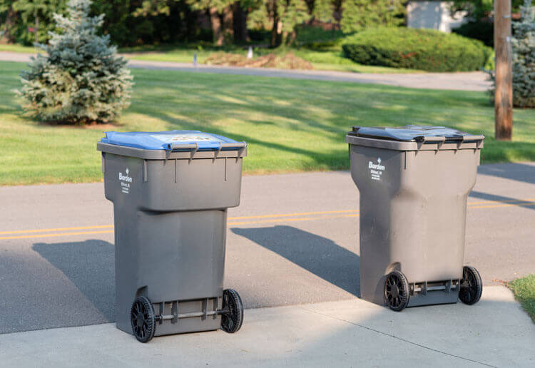 Borden Trash Containers
